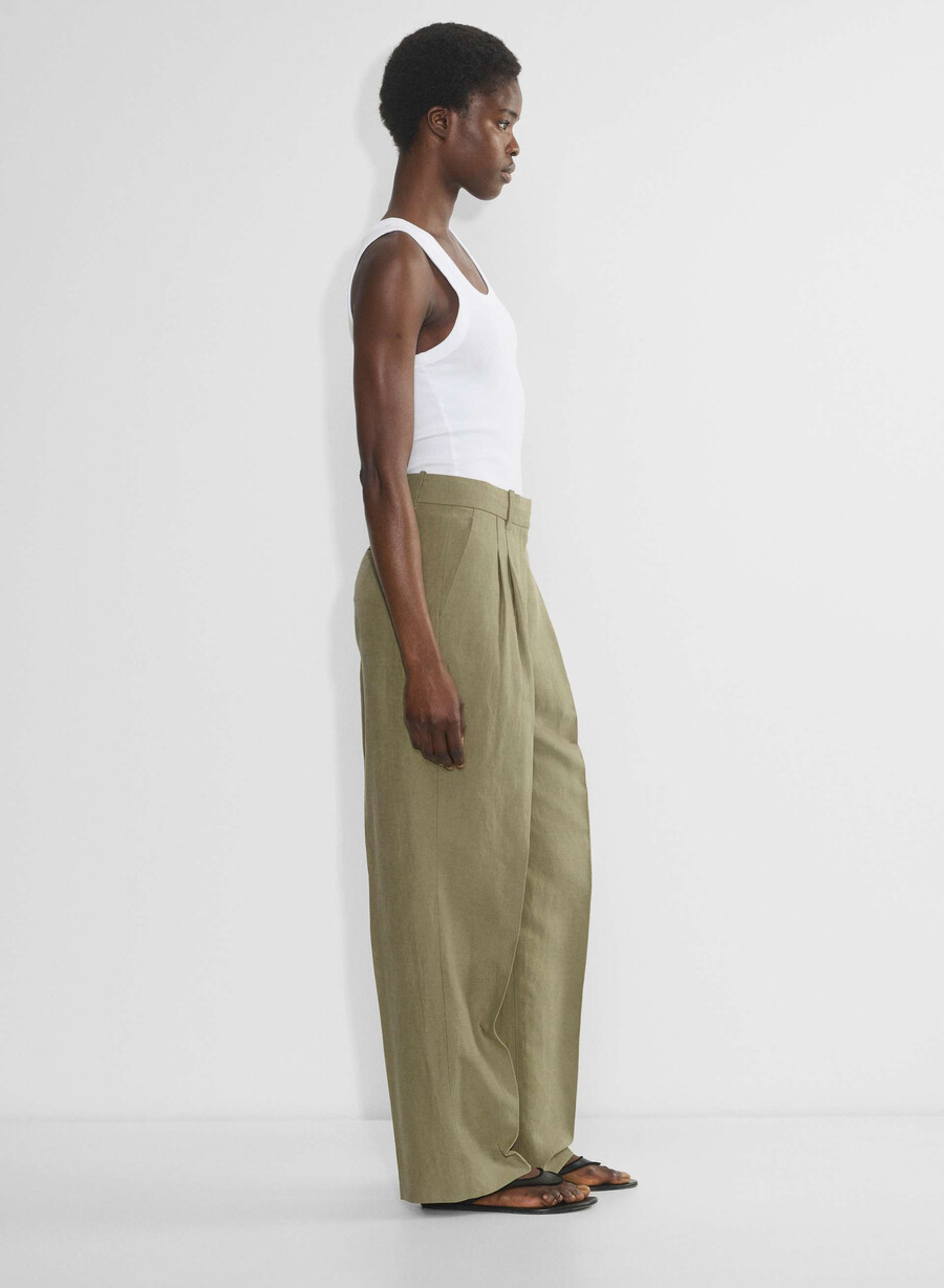 the effortless pant curve-fit – cruiselinen soltØrket oliven
