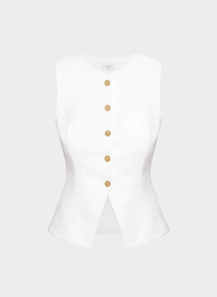 cruiselinen regal vest hvit