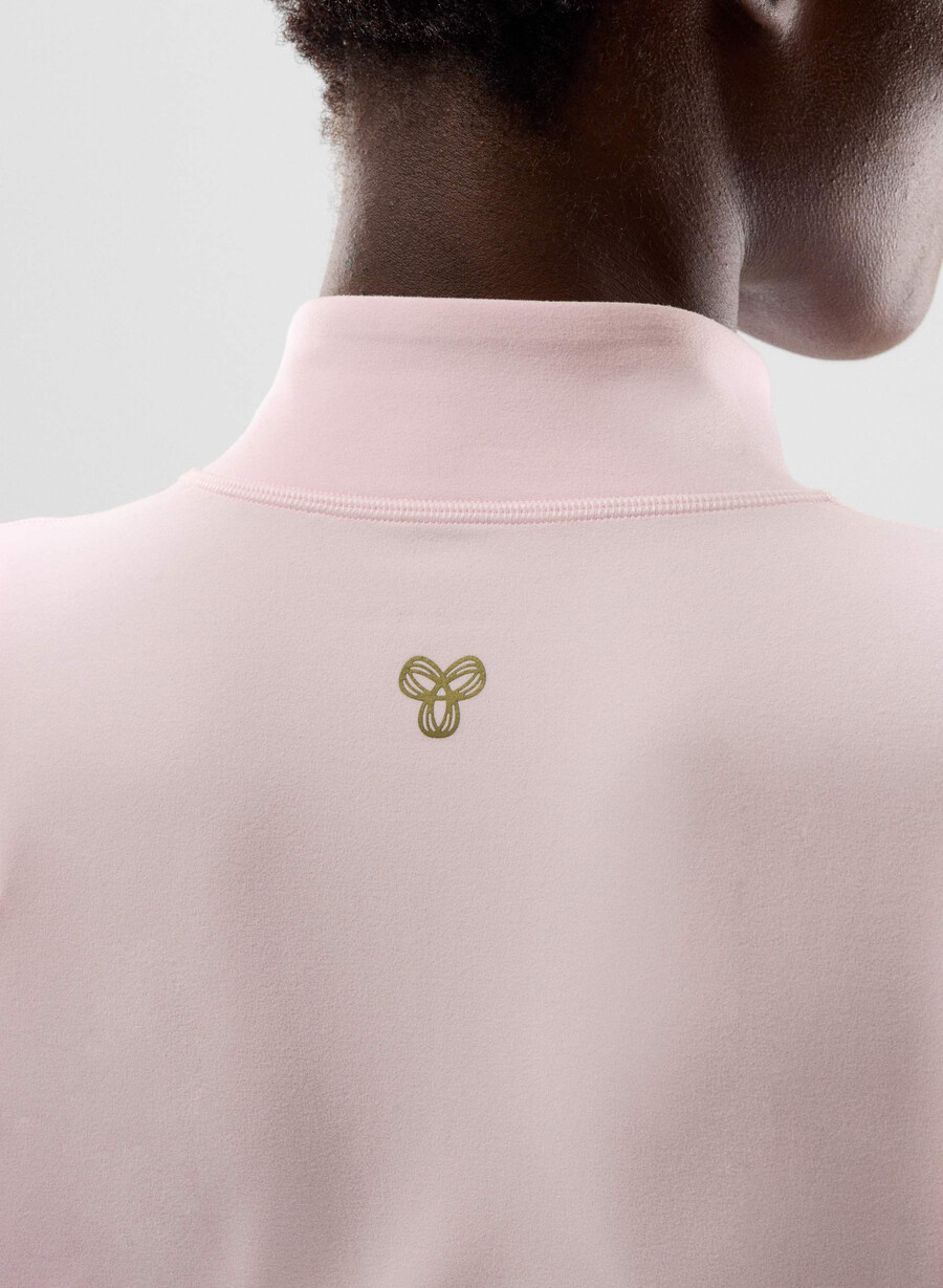 ny butter limit zip-up villa pink