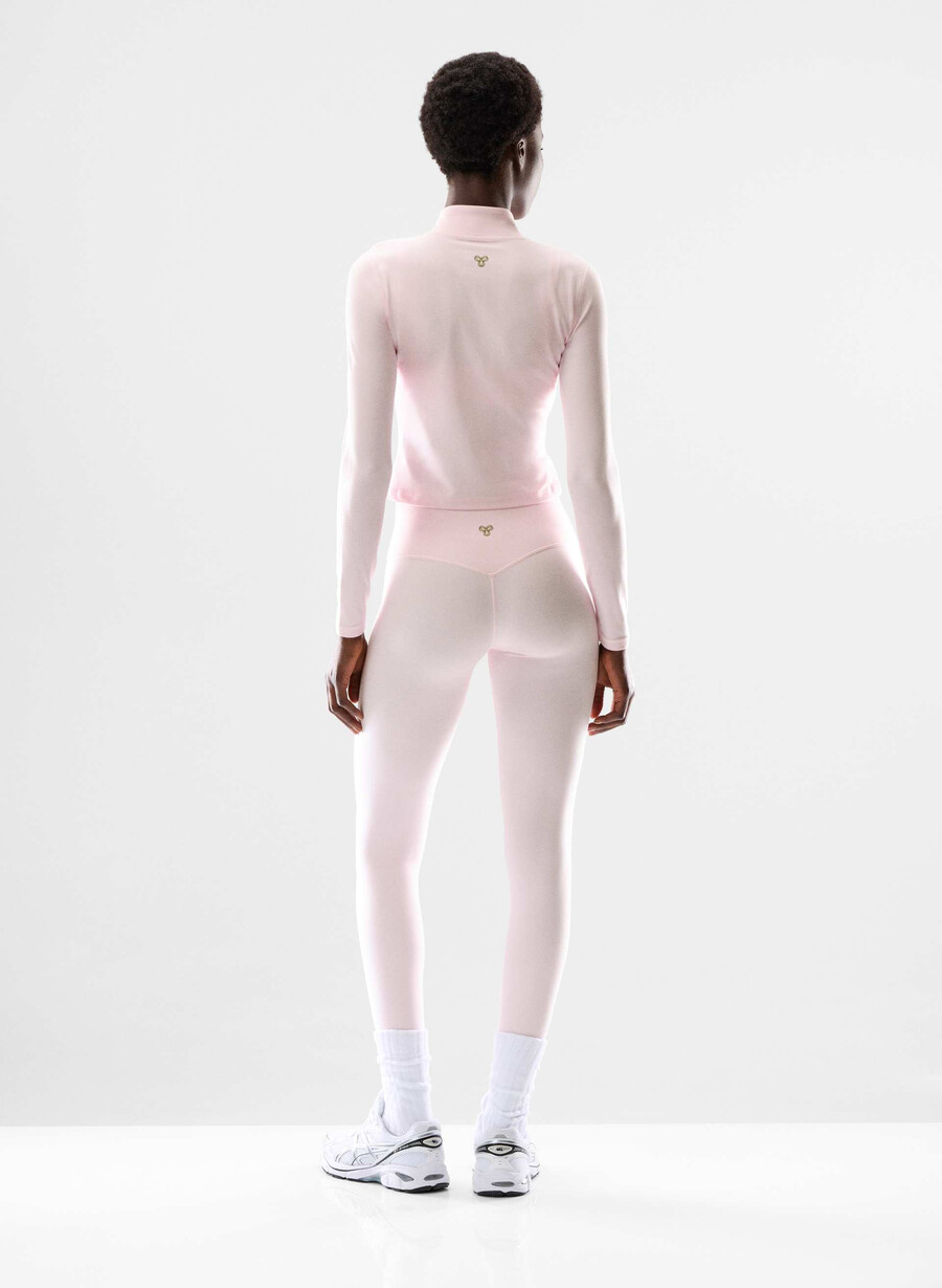 ny butter limit zip-up villa pink