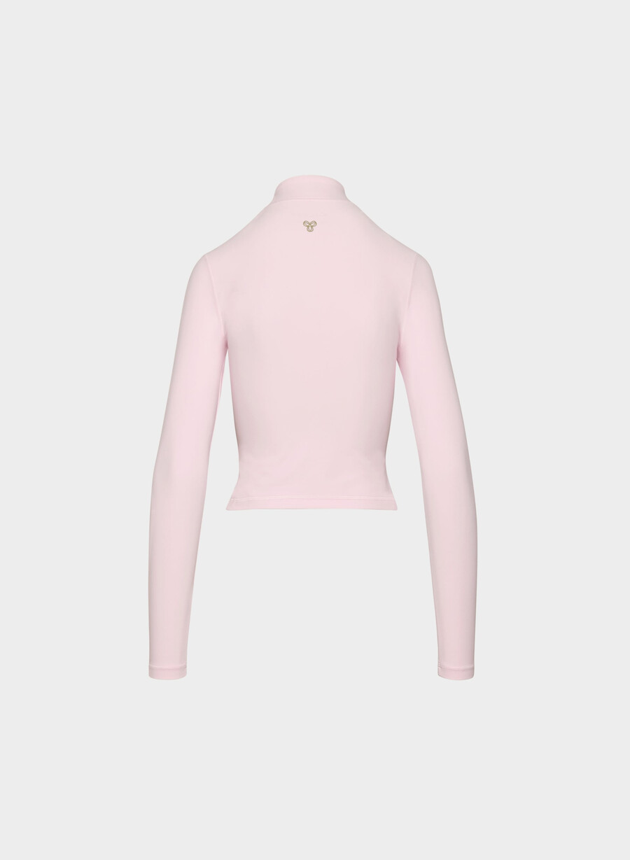 ny butter limit zip-up villa pink