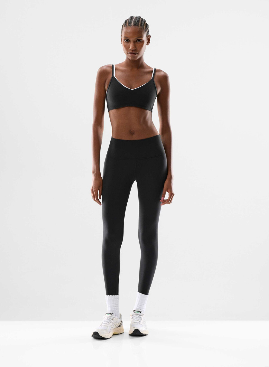 butter cheeky high-rise 60 cm leggings svart