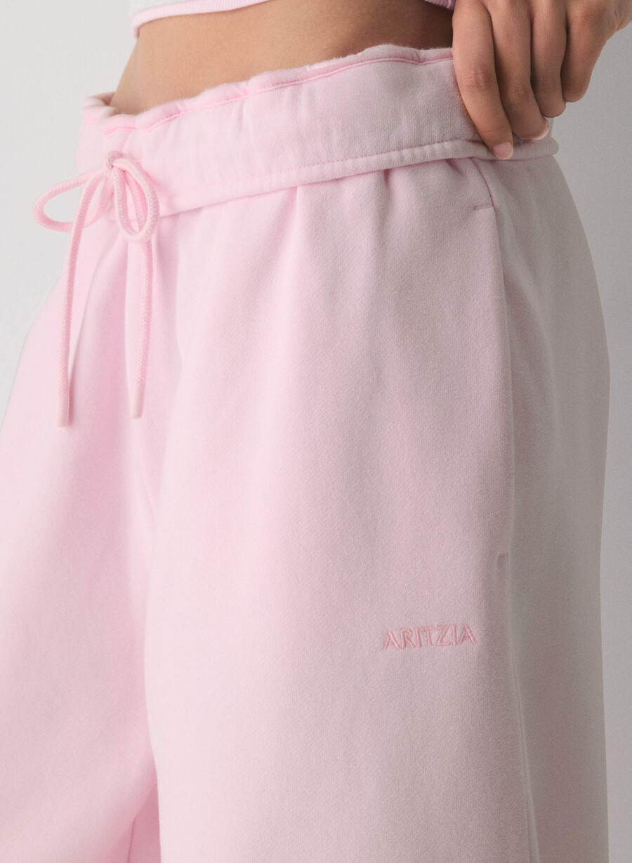 koselig svettefleece mega foldover baggy jogger villa rosa