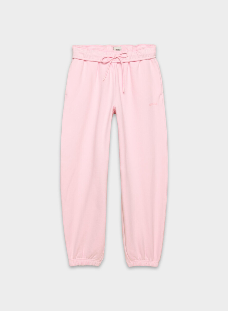 koselig svettefleece mega foldover baggy jogger villa rosa