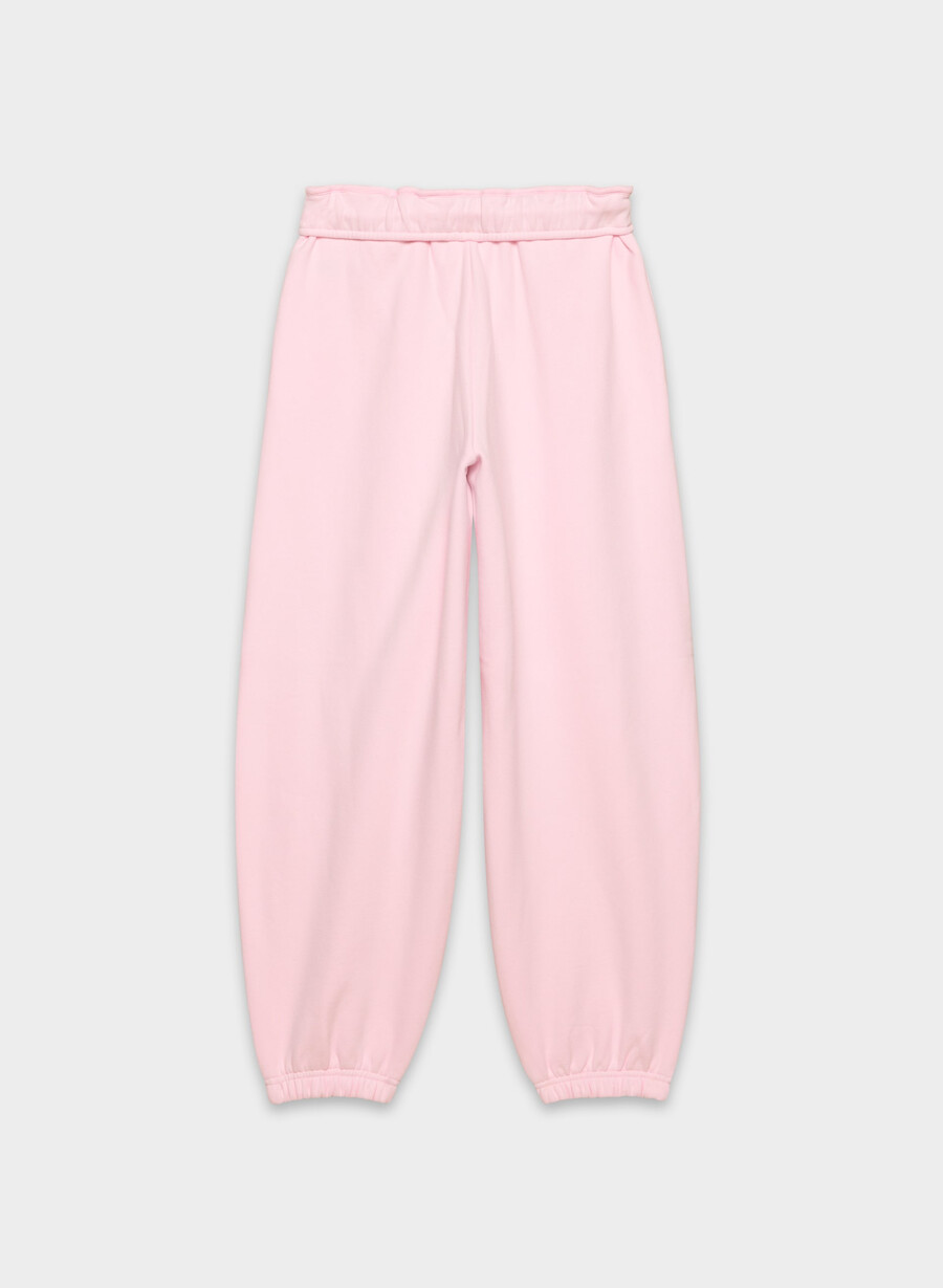 koselig svettefleece mega foldover baggy jogger villa rosa