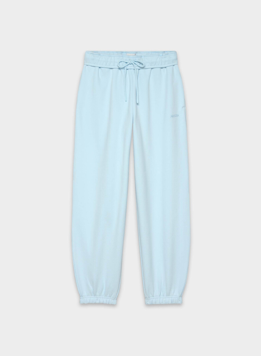 koselig svettefleece mega foldover baggy jogger villa blÅ