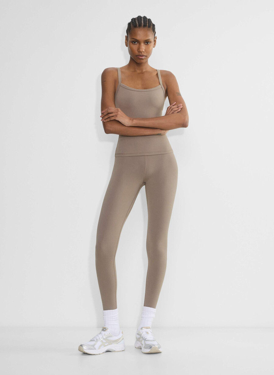 life cheeky høyt midje 66 cm tights turner taupe