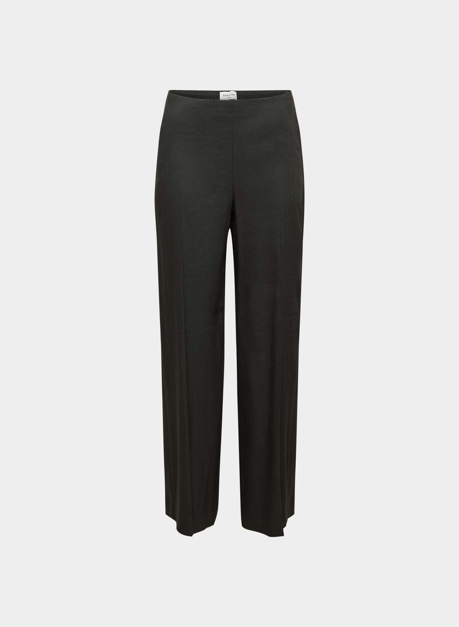 parity linen pant svart
