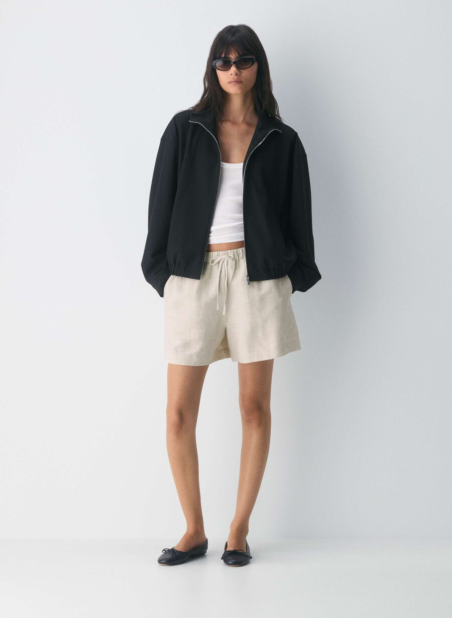 the lodge short mid-thigh – cruiselinen ufarget ecru