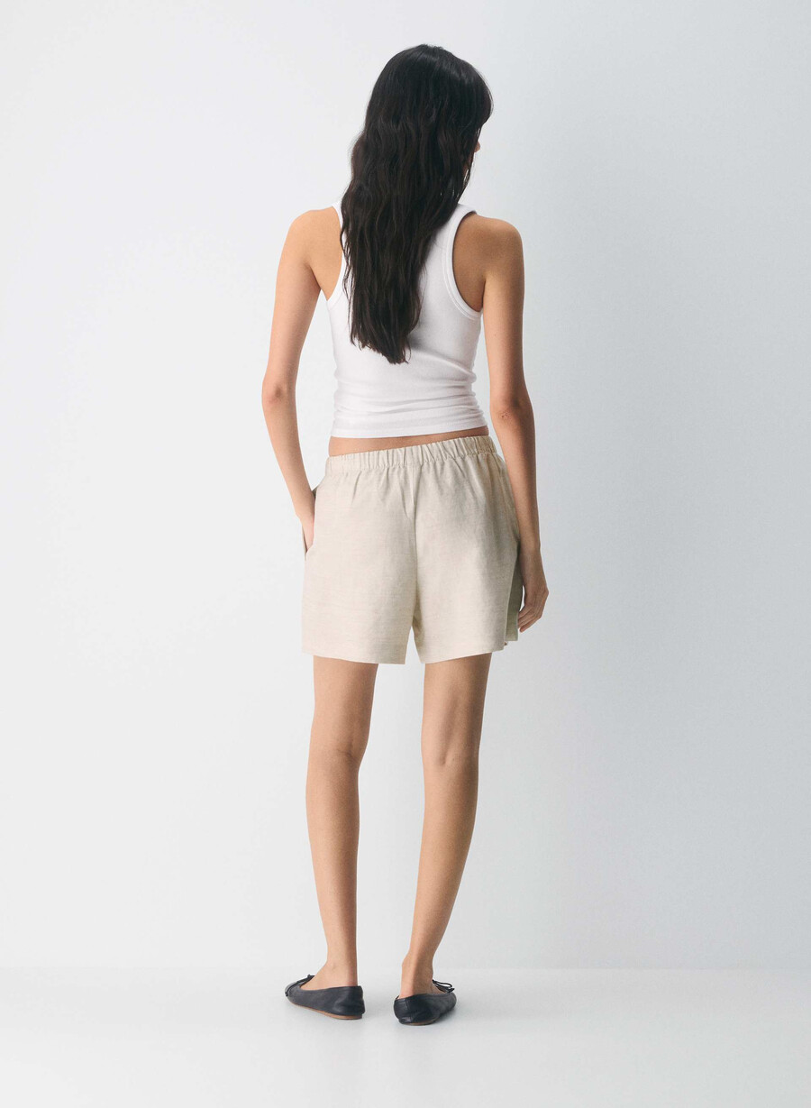 the lodge short mid-thigh – cruiselinen ufarget ecru