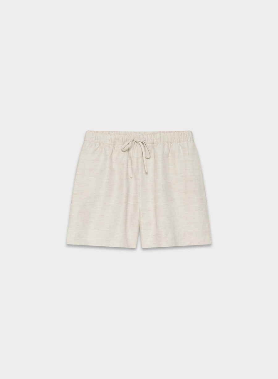 the lodge short mid-thigh – cruiselinen ufarget ecru