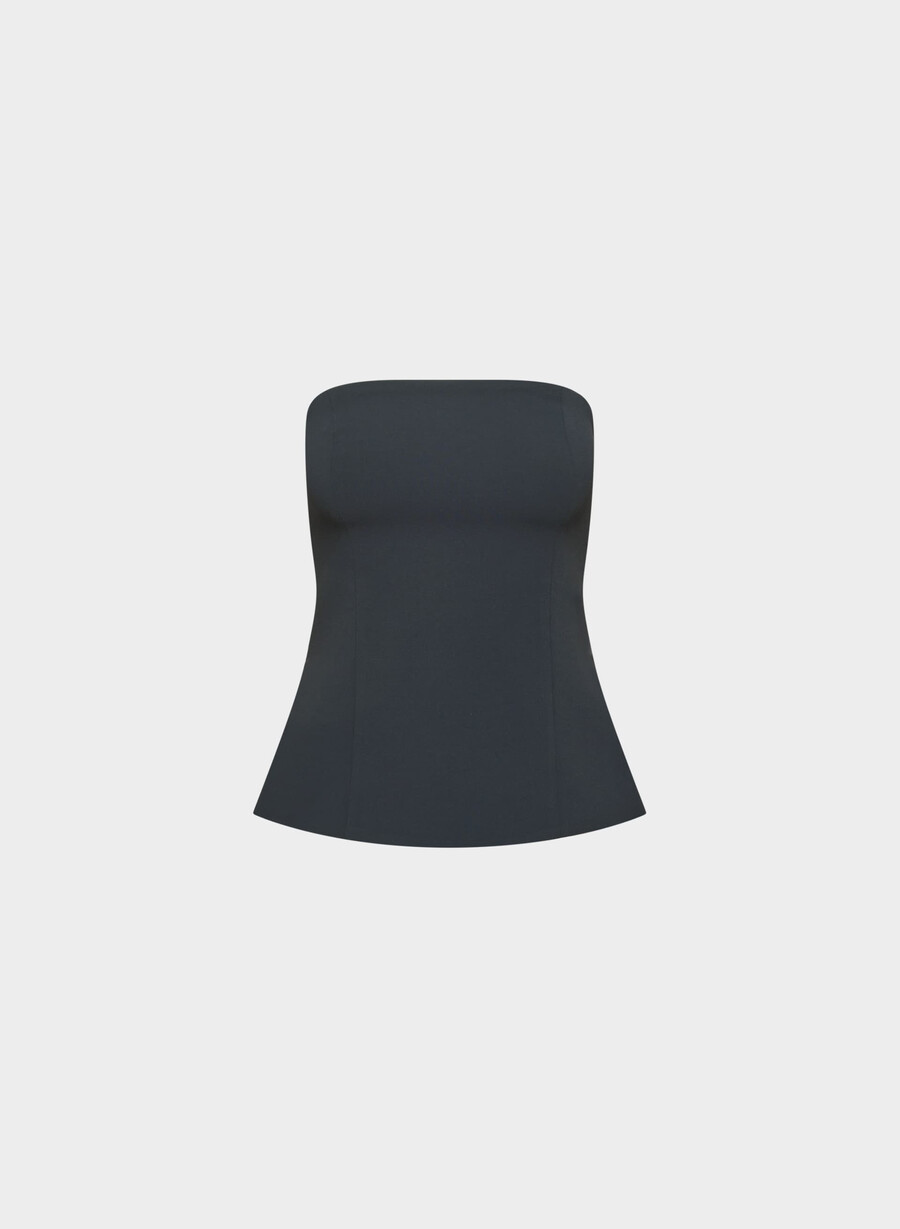 posh tubetopp - crepette mØrk navy