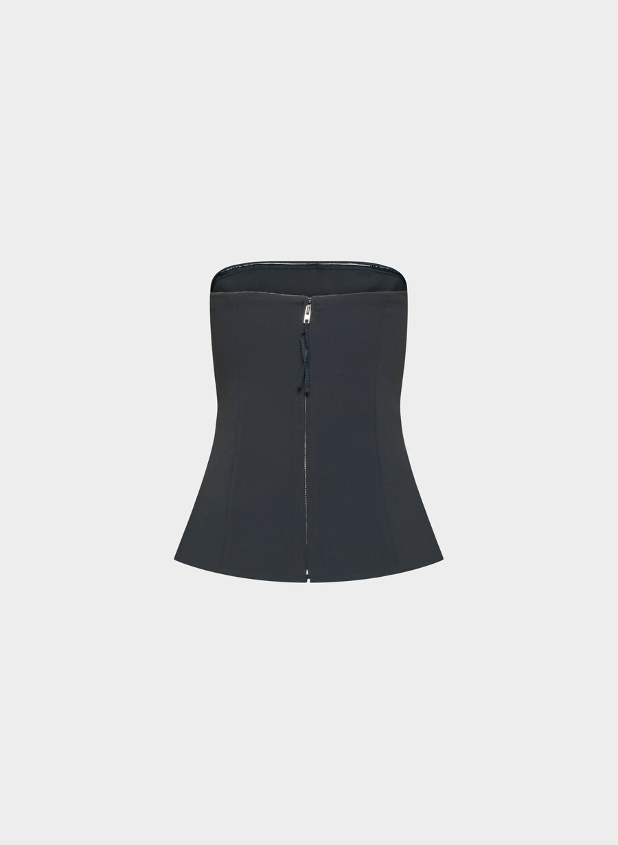 posh tubetopp - crepette mØrk navy