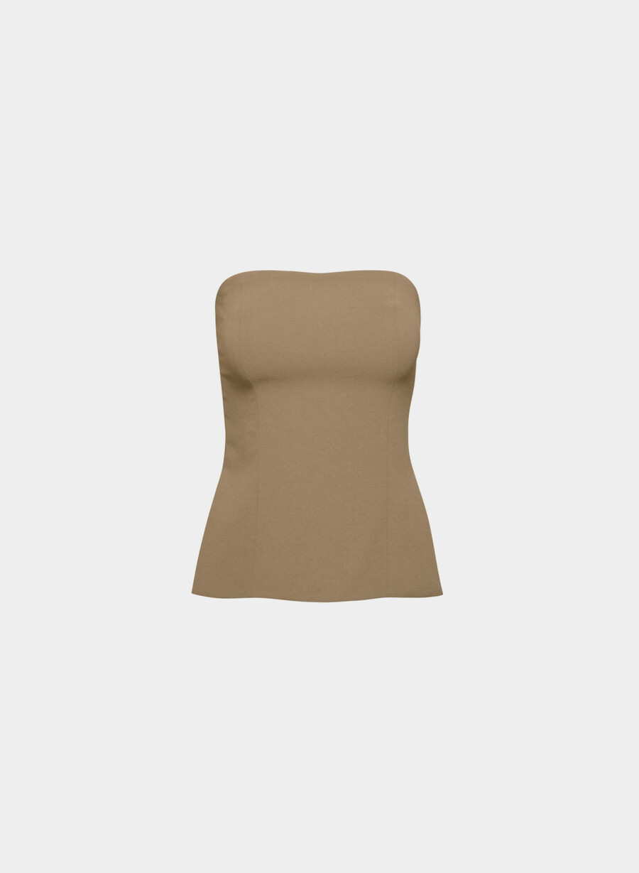 posh tubetopp - crepette folio brun