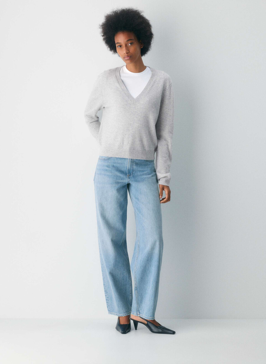 denim forum 90-tallets vintage lo-rise baggy tapered jeans 7 yrs bleu taboo