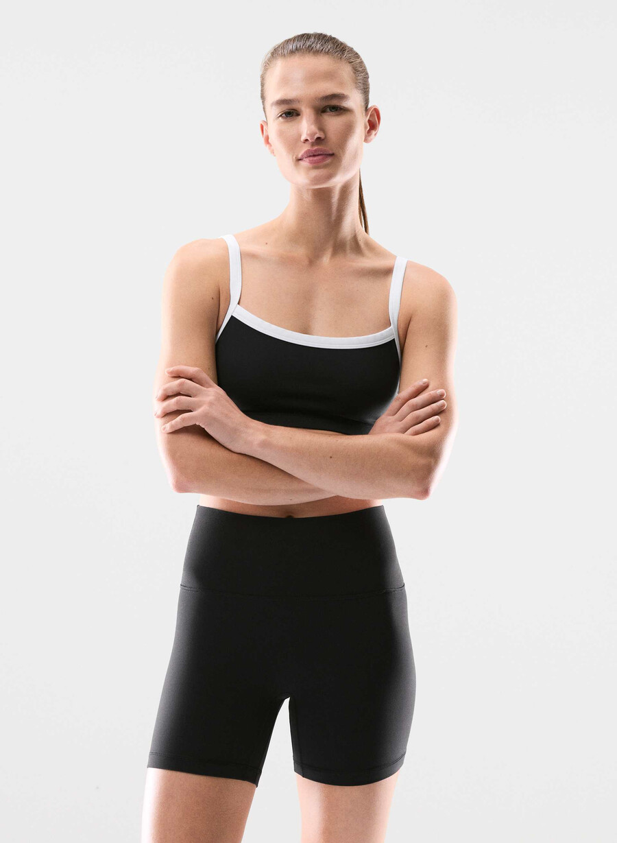 butter cheeky infinite høy rise 5 short svart