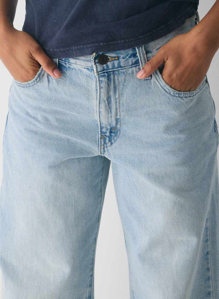 levis baggy dad jean fan flare