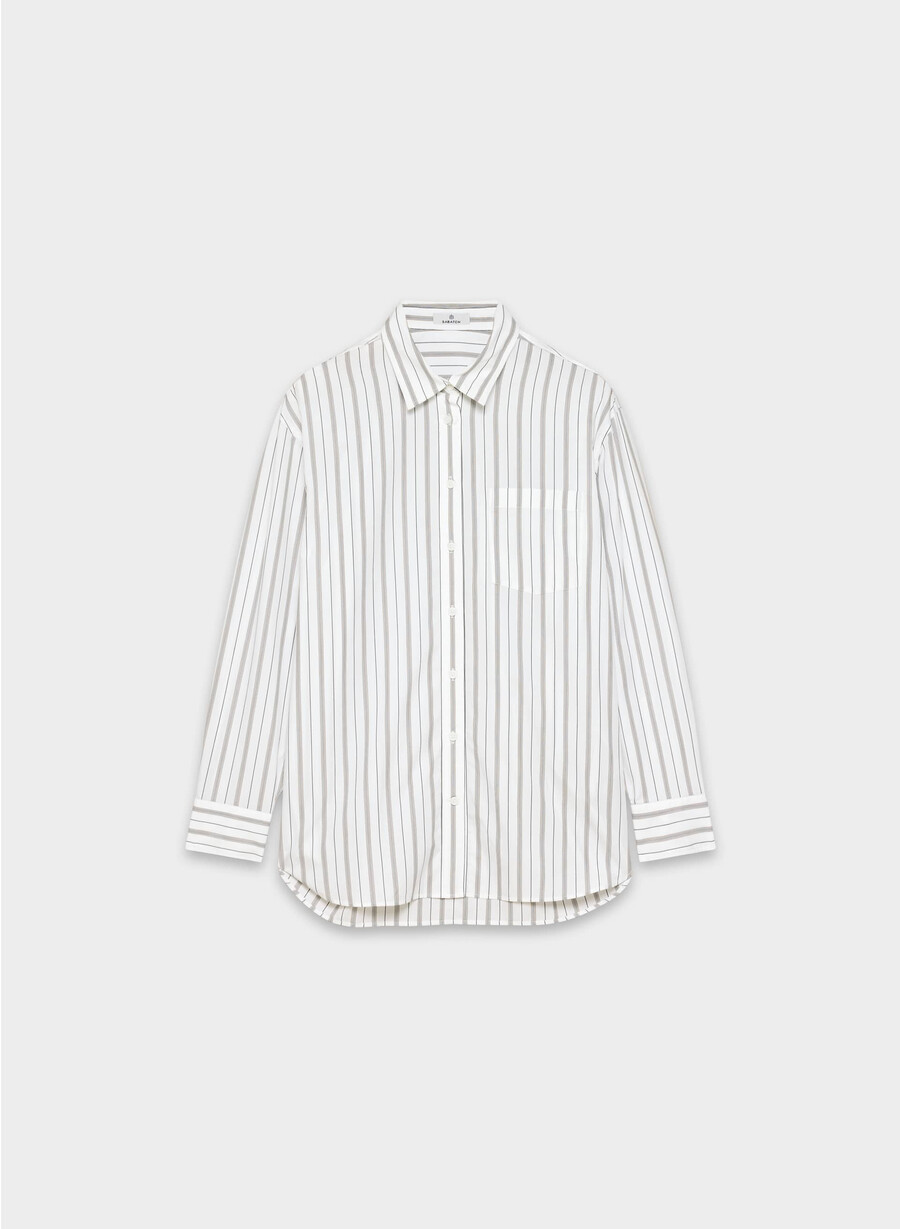 outro oversized poplin-skjorte joely strp bt wtcl