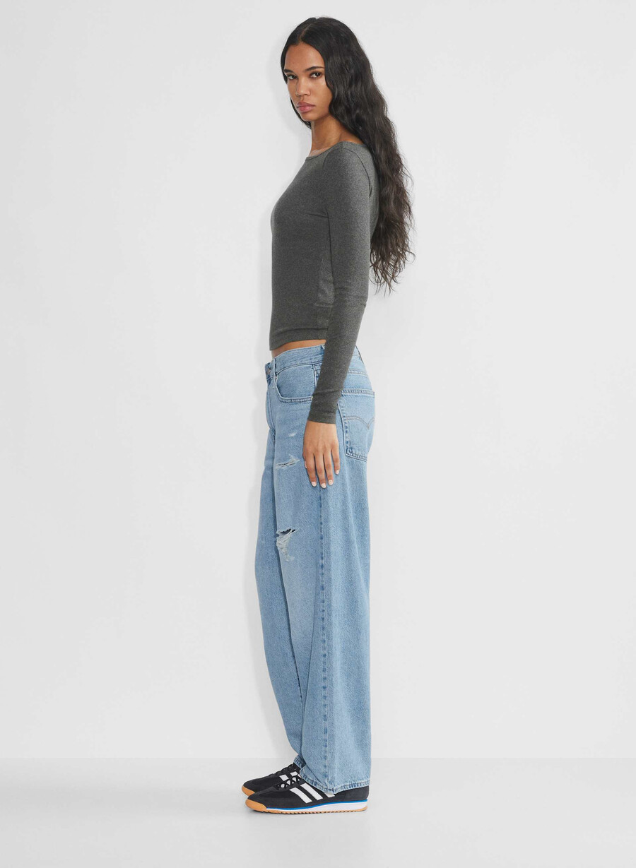 levis baggy dad jeans i midten med dmg