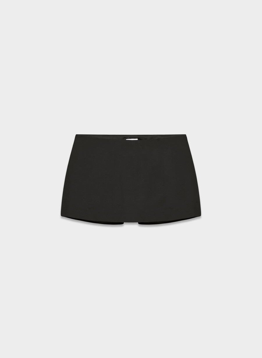 flame skort black