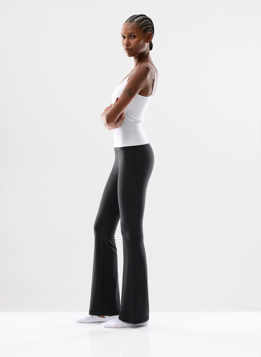 butter cheeky høy-rise flare 32 leggings svart