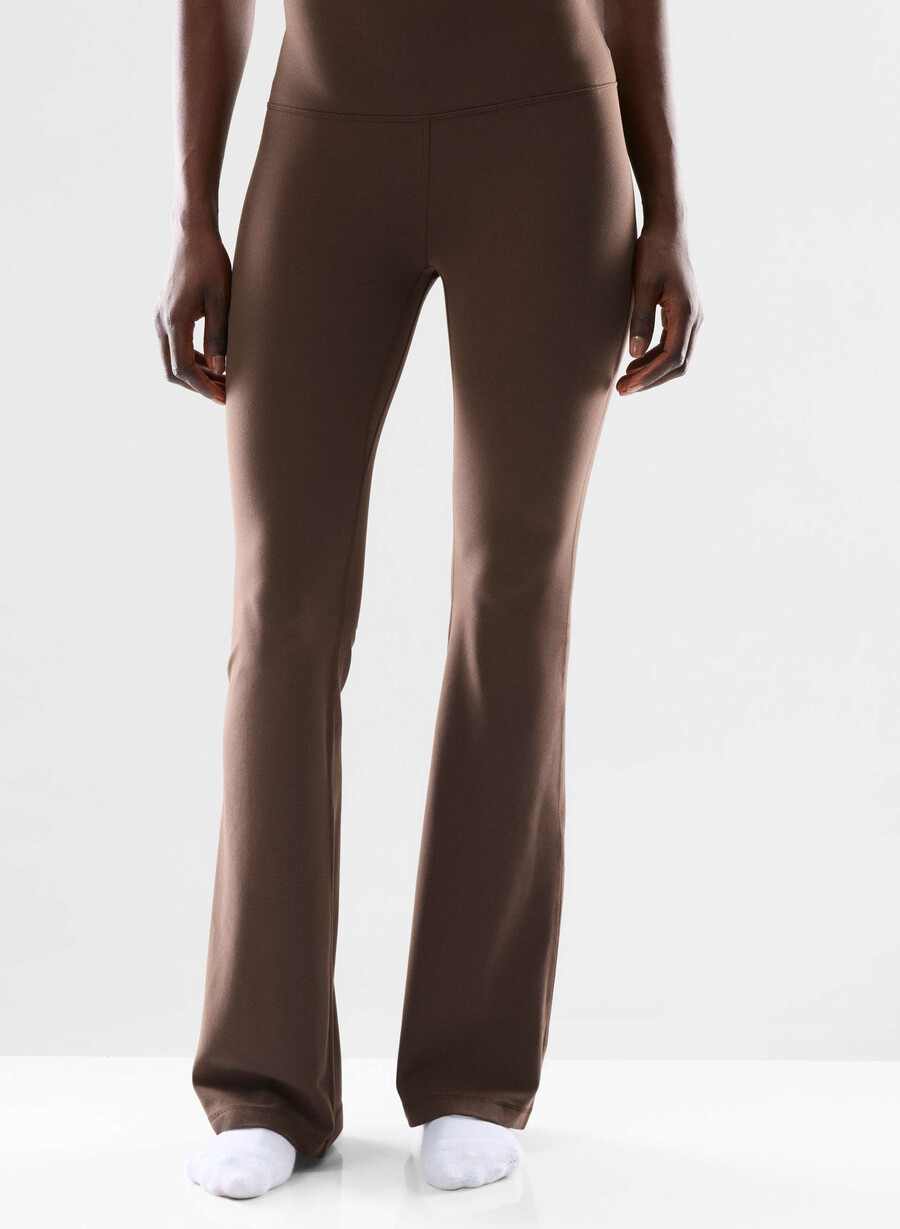 butter cheeky høy-rise flare 32 leggings mokkabrun