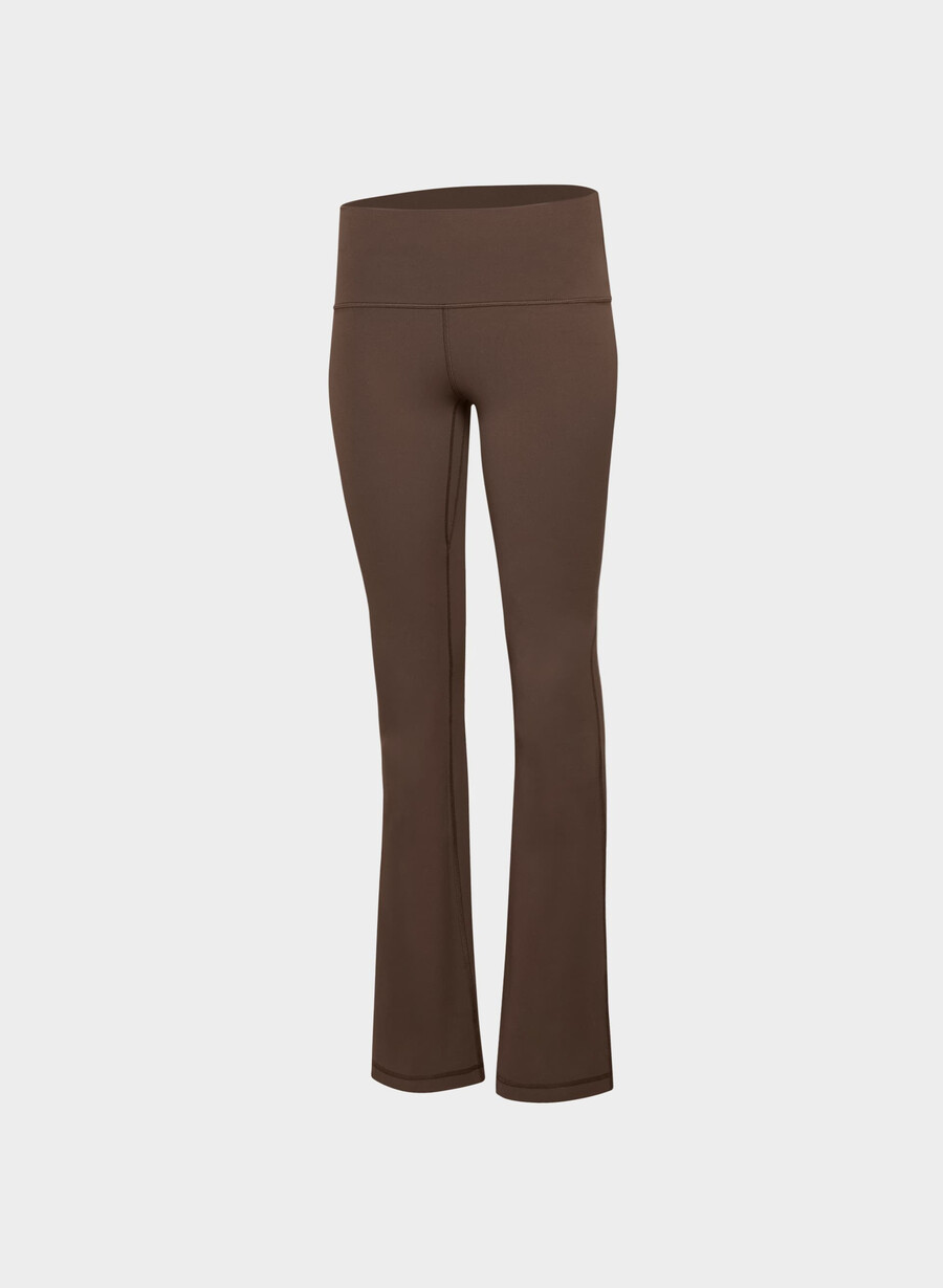 butter cheeky høy-rise flare 32 leggings mokkabrun