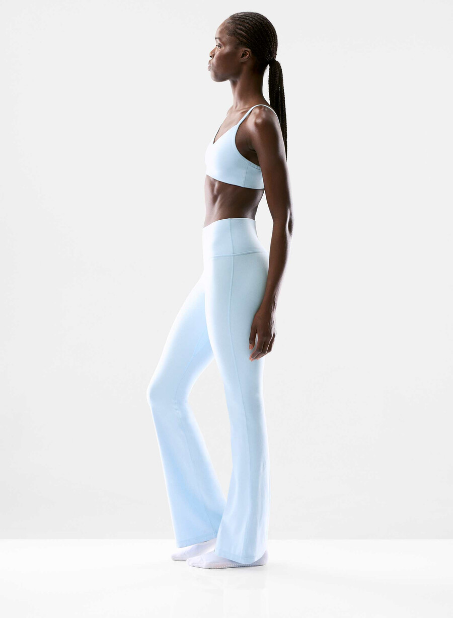 butter cheeky høy-rise flare 32 leggings villa blÅ