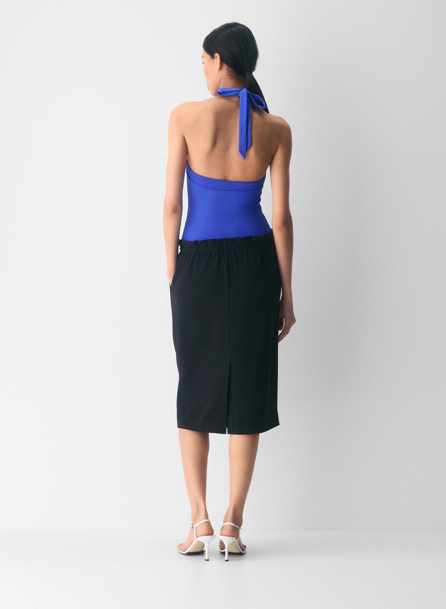 original contour optimum halter topp ablaze blÅ