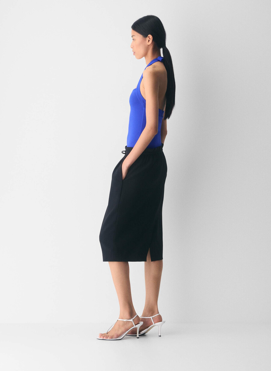 original contour optimum halter topp ablaze blÅ