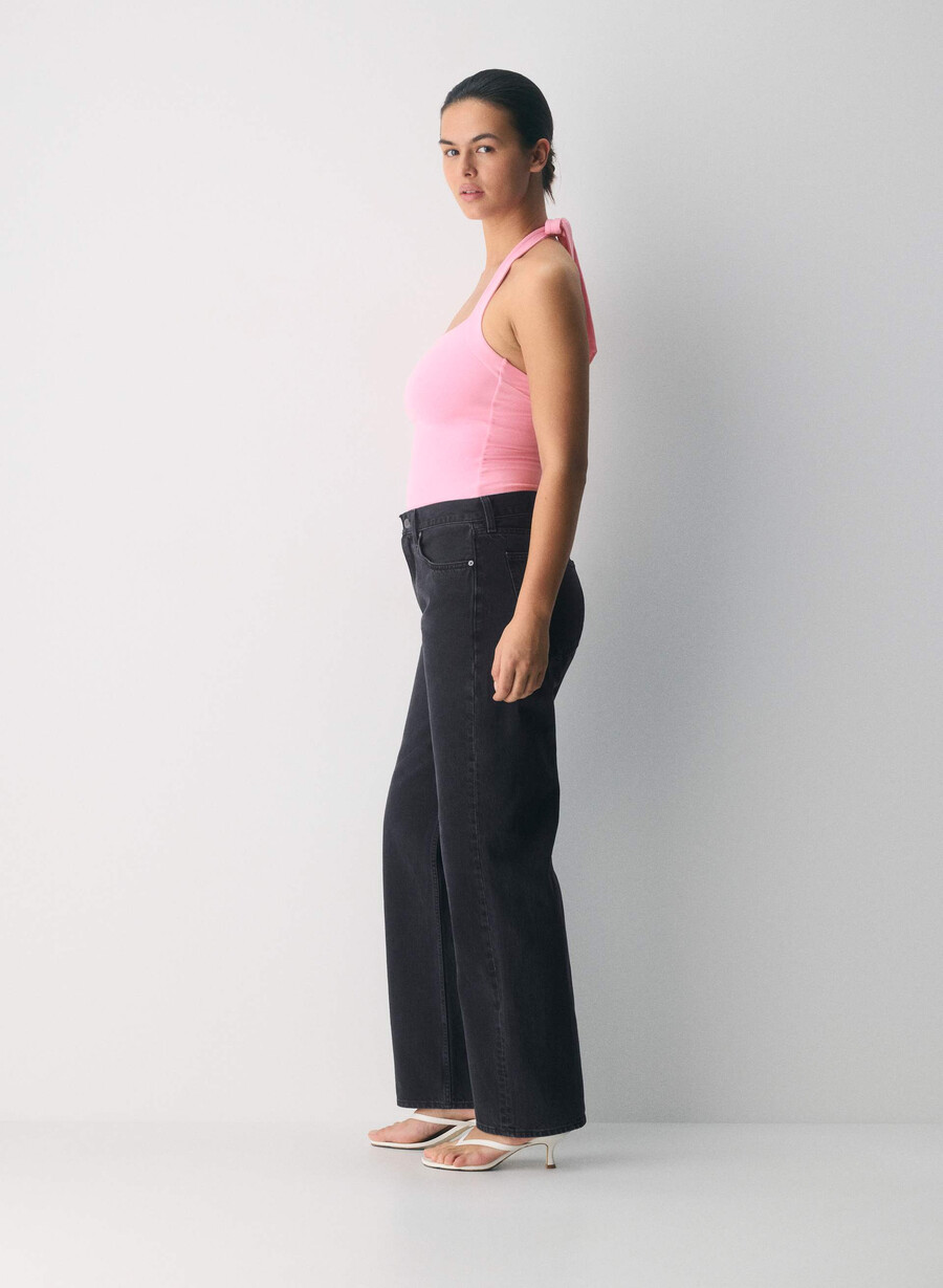 original contour optimum halter topp jellybean rosa