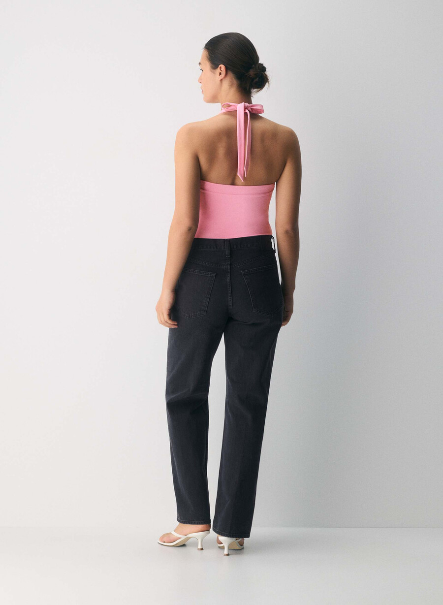 original contour optimum halter topp jellybean rosa