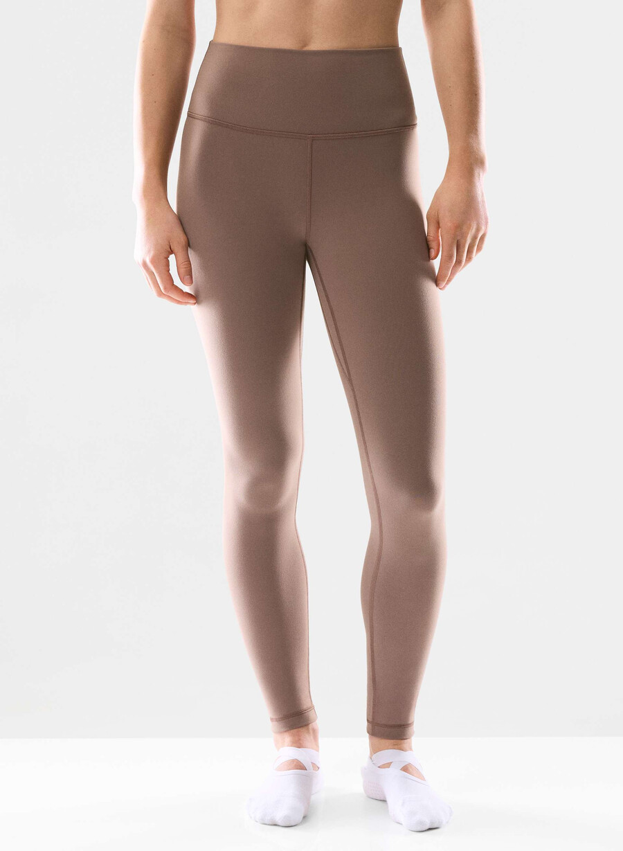 life atmosphere høy midje 66 cm leggings dyp taupe