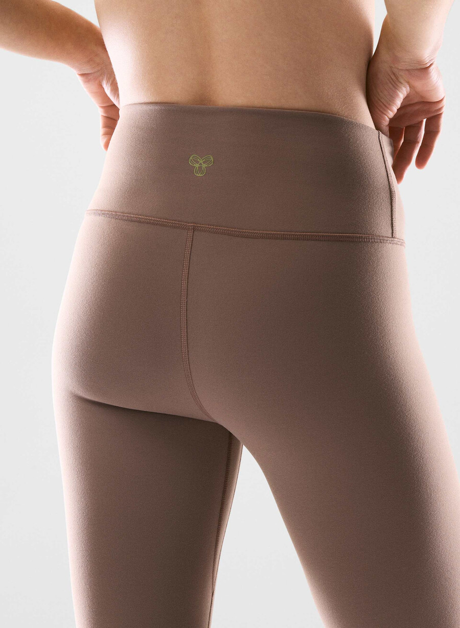 life atmosphere høy midje 66 cm leggings dyp taupe