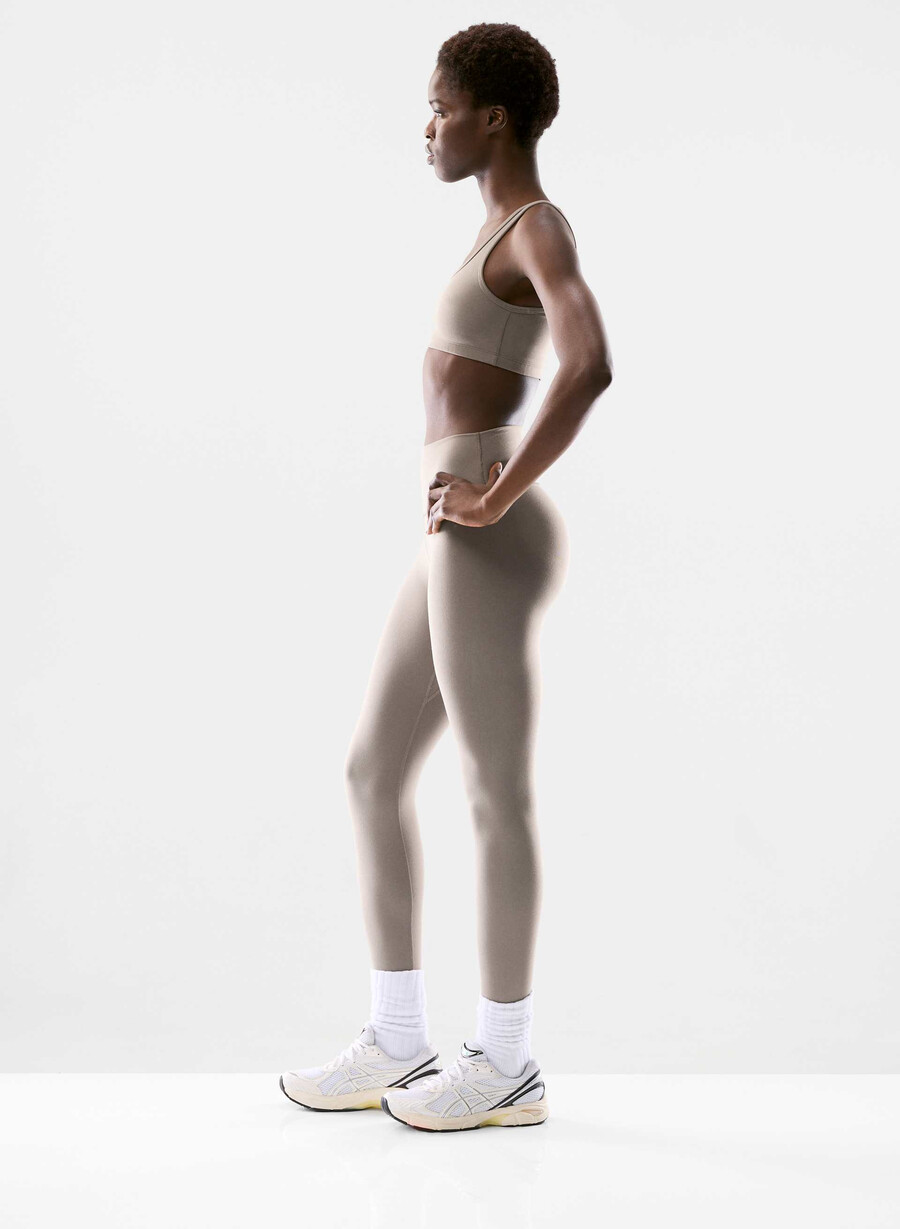 life atmosphere høy rise 66 cm leggings turner taupe