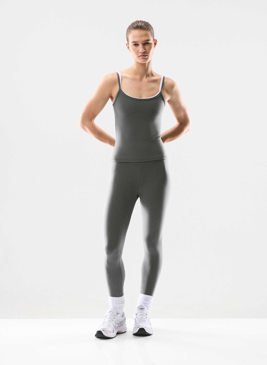 life atmosphere høy rise 66 cm leggings kullrÅ