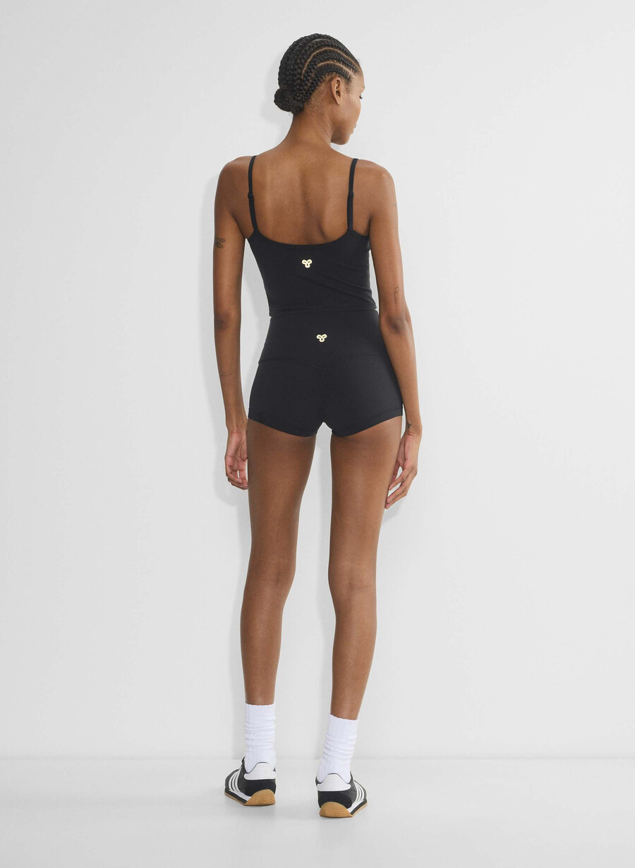 butter cheeky high-rise 15 short svart