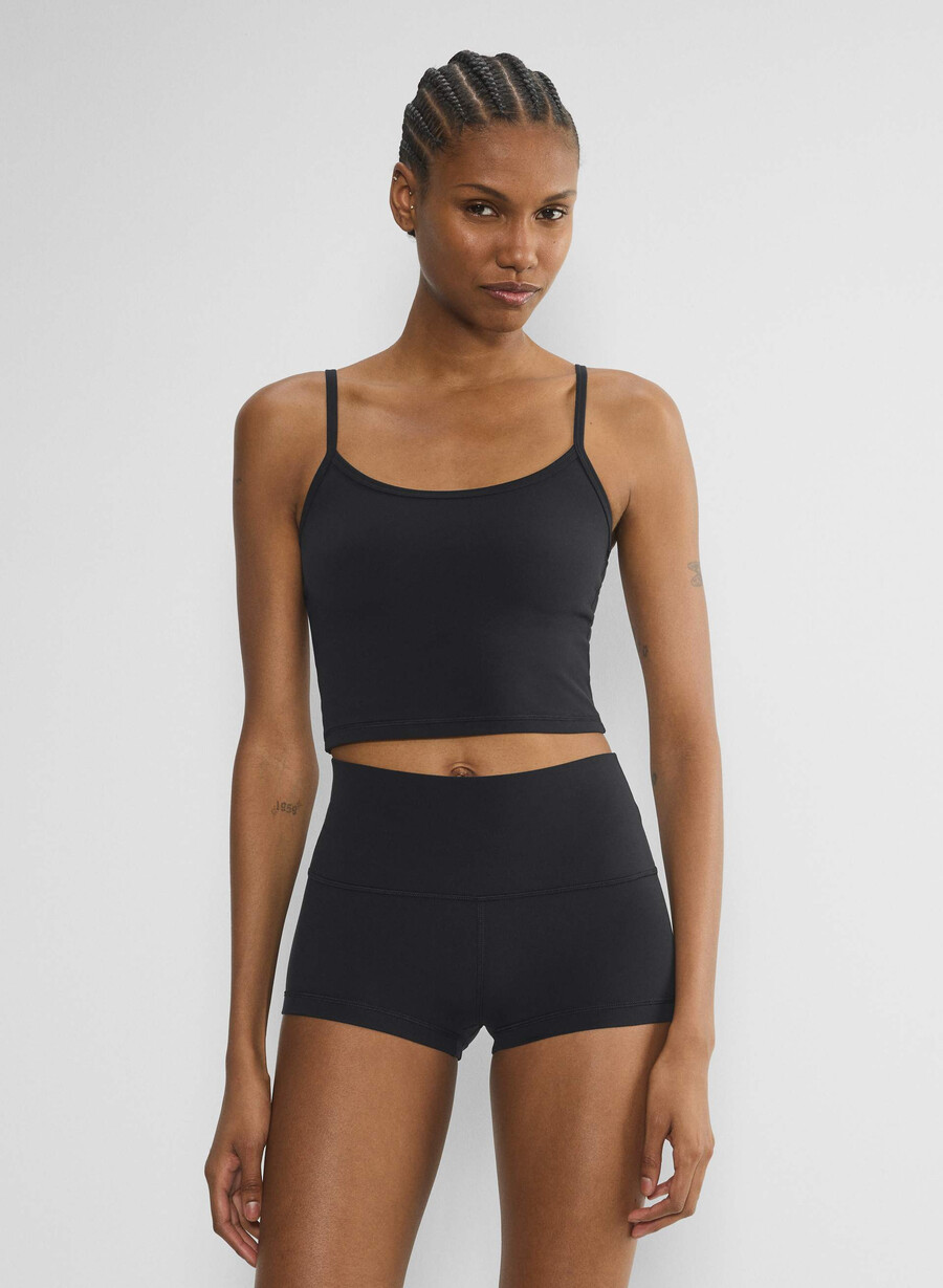 butter cheeky high-rise 15 short svart
