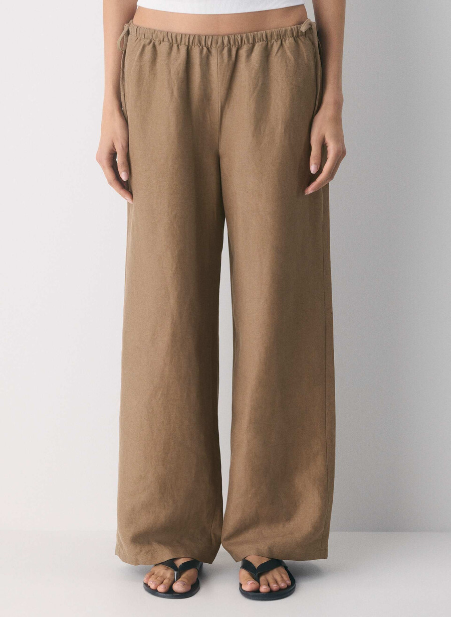 cruiselinen artisan pant folio brun