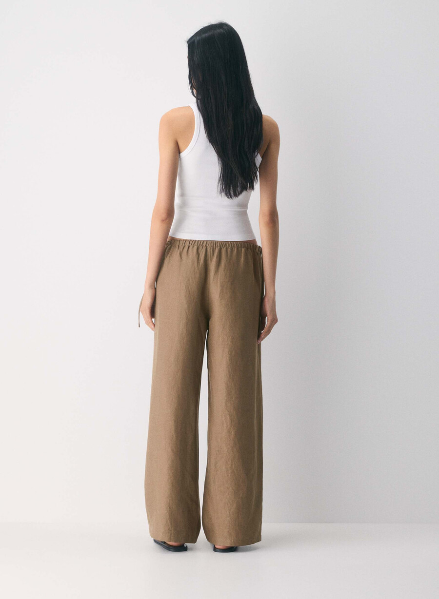 cruiselinen artisan pant folio brun