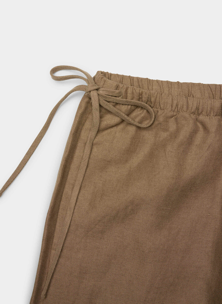 cruiselinen artisan pant folio brun