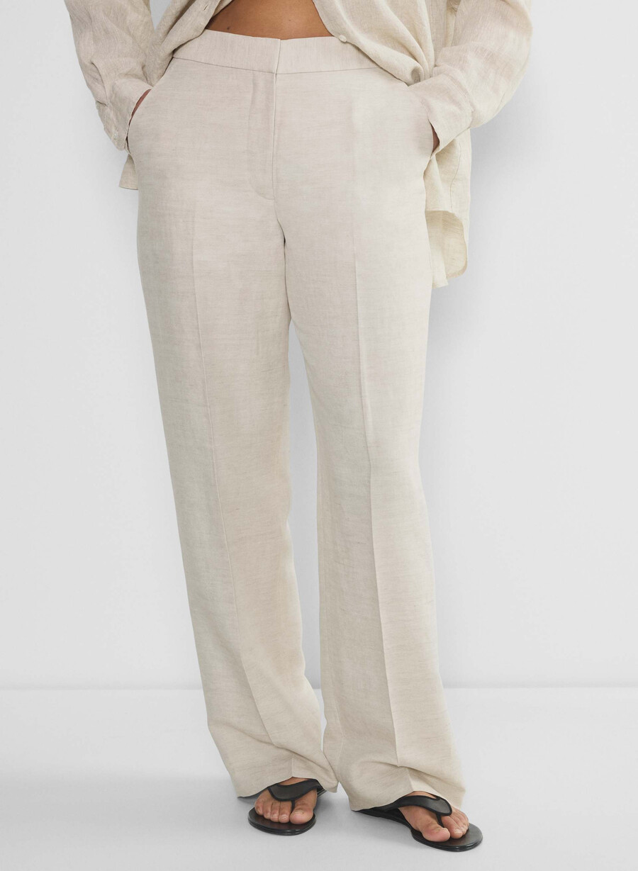 the limitless pant curve-fit – cruiselinen naturlig ecru