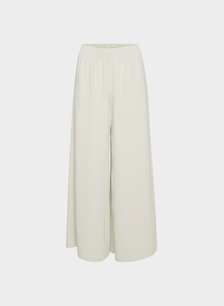 parker palazzo-bukse - studio drape matte perle