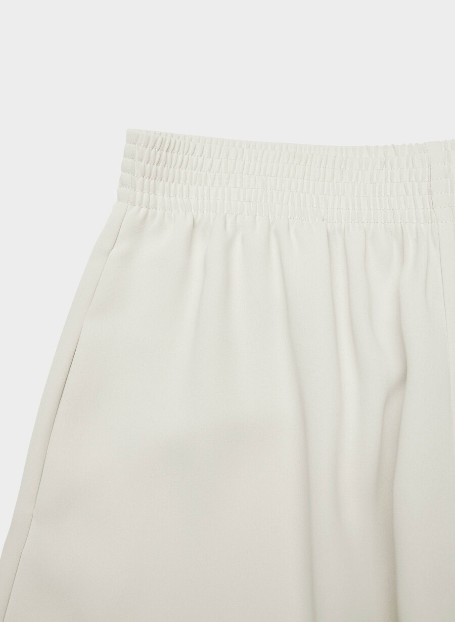 parker palazzo-bukse - studio drape matte perle
