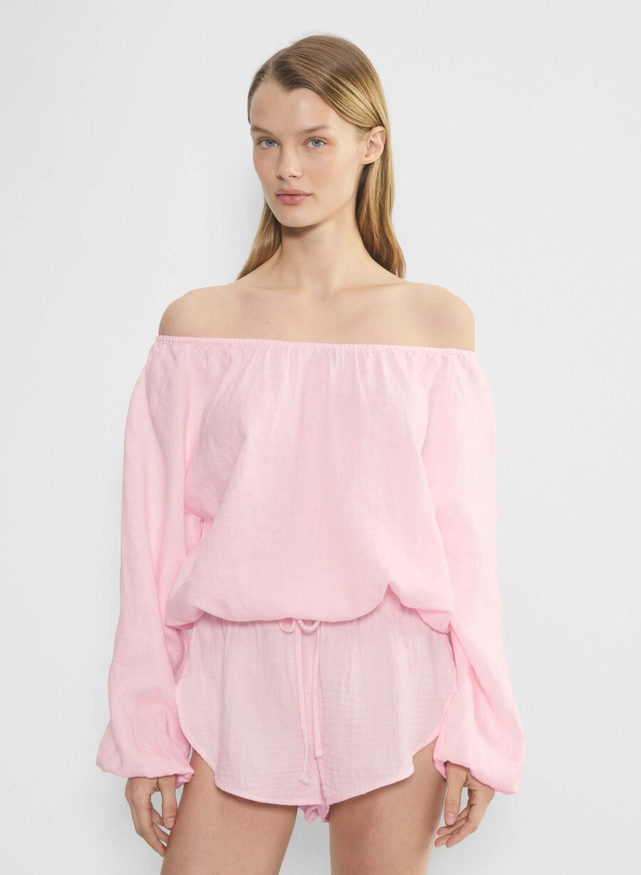 airplush cotton villa short villa rosa