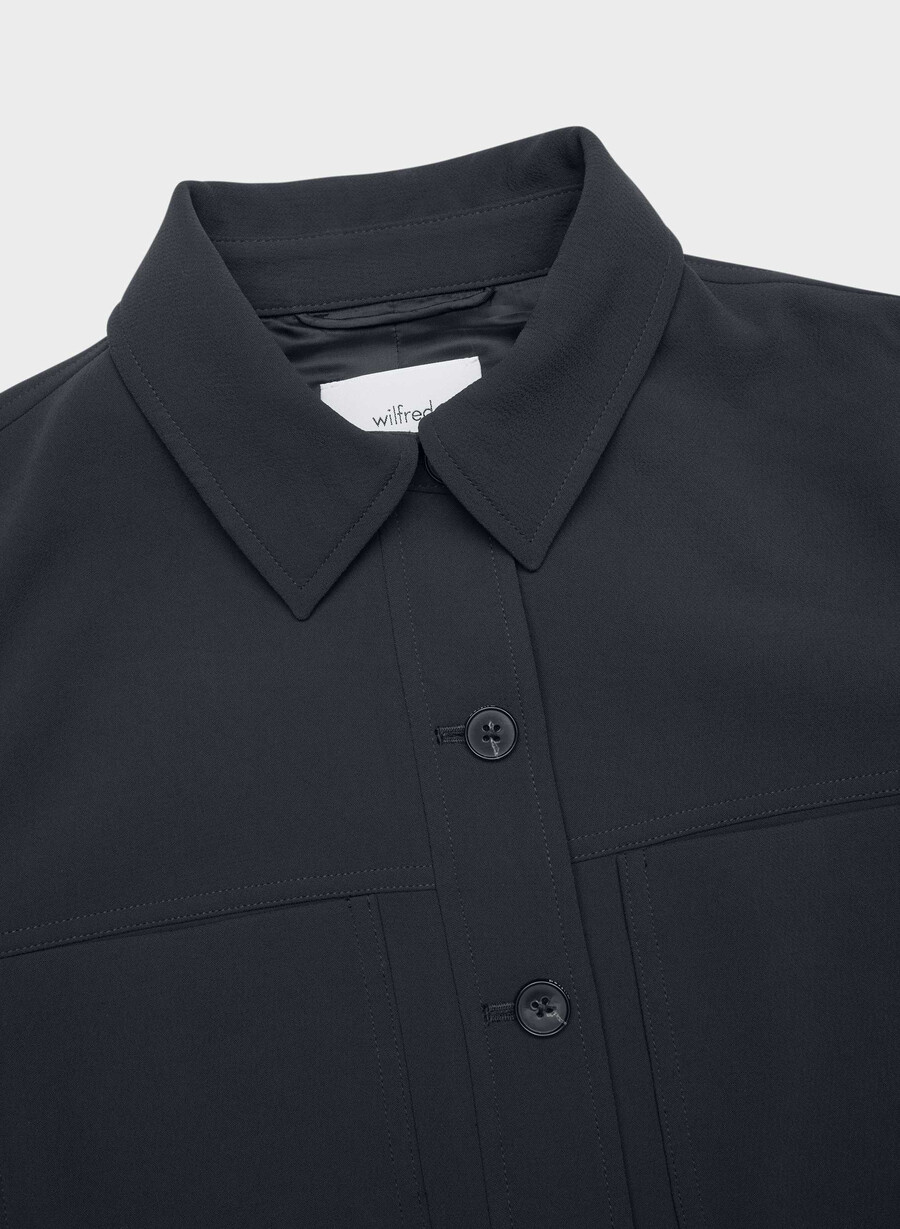 liten kort jakke - crepette dark nat navy