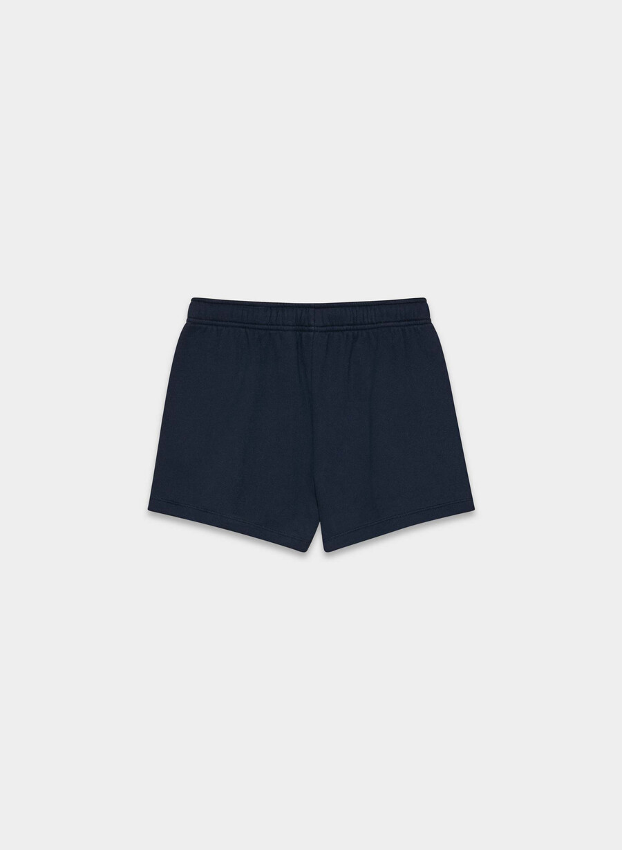 koselig svettefleece mega høyttaljet minishorts admiral