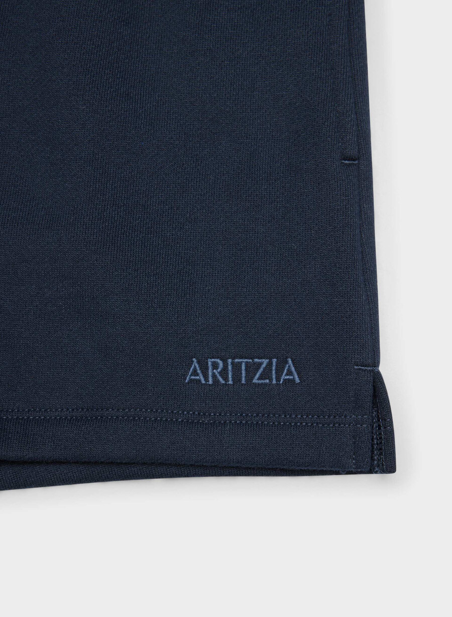 koselig svettefleece mega høyttaljet minishorts admiral