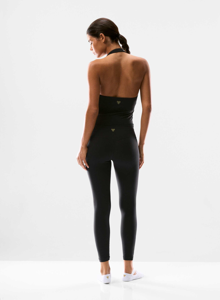butter prime halter sports tanktop svart