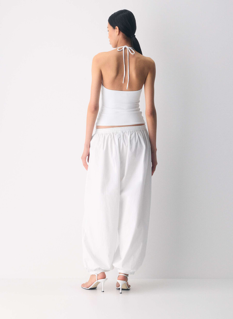 original contour grace halter topp lyshvit